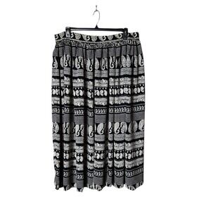 Vintage Midi Skirt Size XL Fairy Grunge Goth Whimsigoth Southwestern Bohemian